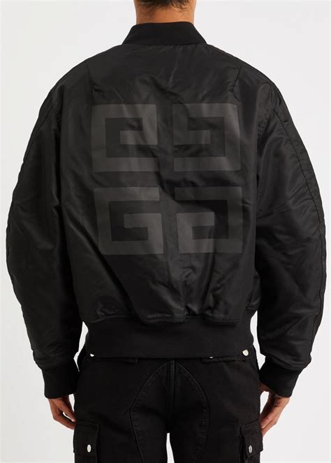 givenchy men leather wool bomber jacket|givenchy reversible denim bomber.